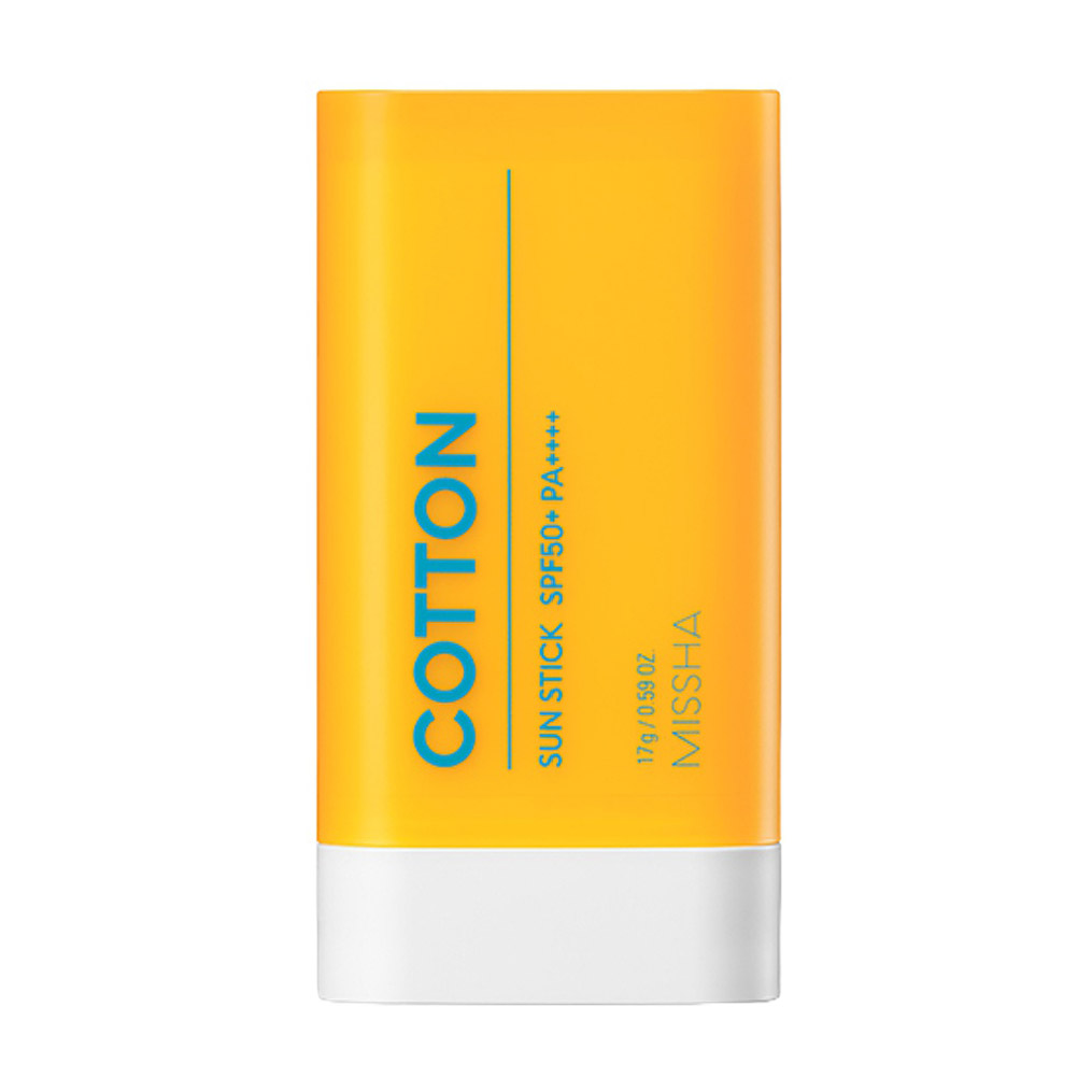 Сонцезахисний стік для обличчя Missha Cotton Sun Stick, SPF 50+ PA++++, 17 г